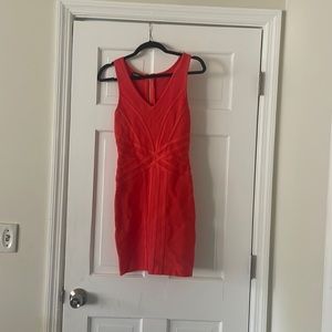 Orange Bebe bondage dress- worn once